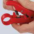 Инструмент для удаления изоляции с коаксиального и дата-кабеля Knipex 16 60 06 SB. Фото-3