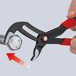 Високотехнологічні сантехнічні кліщі Cobra Knipex (87 21 250). Фото-3