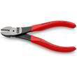 Кусачки боковые особой мощности фосфатированные, черного цвета 180 мм Knipex 74 01 180. Фото-2