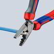 Инструмент для обжима тонкостенных контактных гильз Knipex 97 72 180. Фото-3
