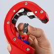 Труборез KNIPEX DP 50 для канализационних ПВХ труб 32/40/ 50мм, 90 23 02 BK. Фото-3